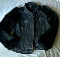 Versand fluffy y2k jeansjacke Plüsch Fell grunge fairycore whimsy Berlin - Lichtenberg Vorschau