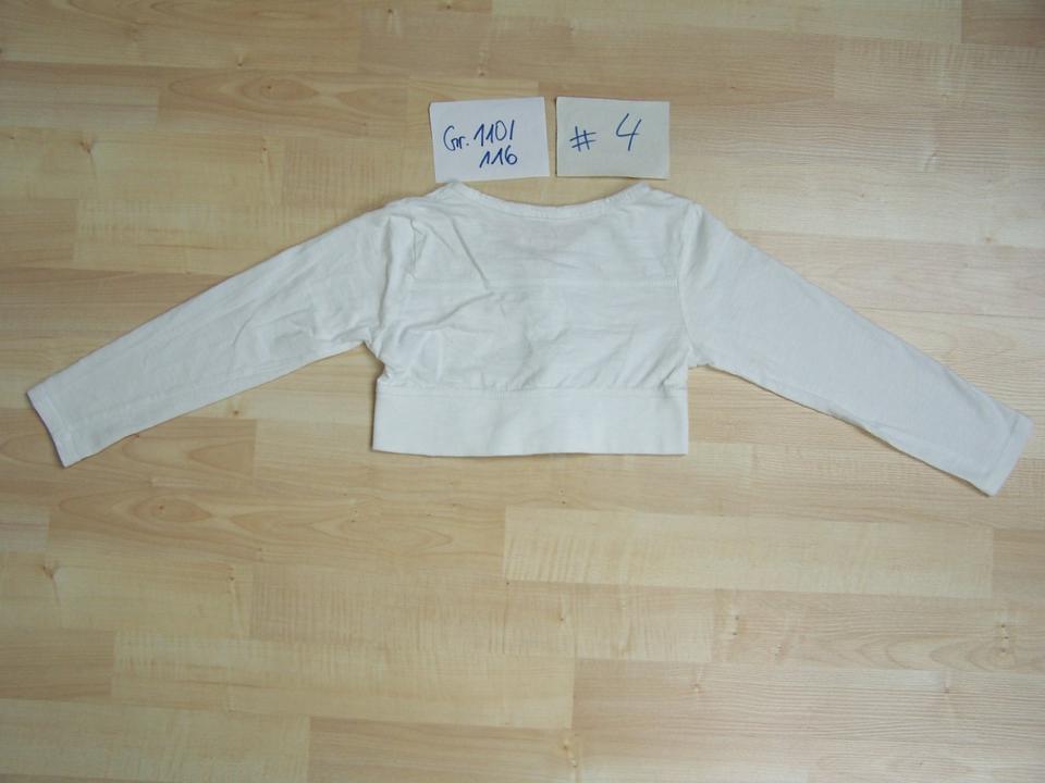 Mädchen, Kleid, Bolero, H&M, Gr. 110/116, Schmetterling, Streifen in Wettin-Löbejün