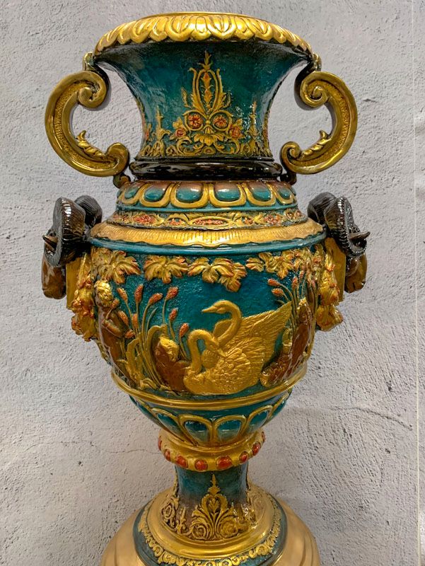 Prunkvase - GROSSE VASE BRONZEOBJEKT in München