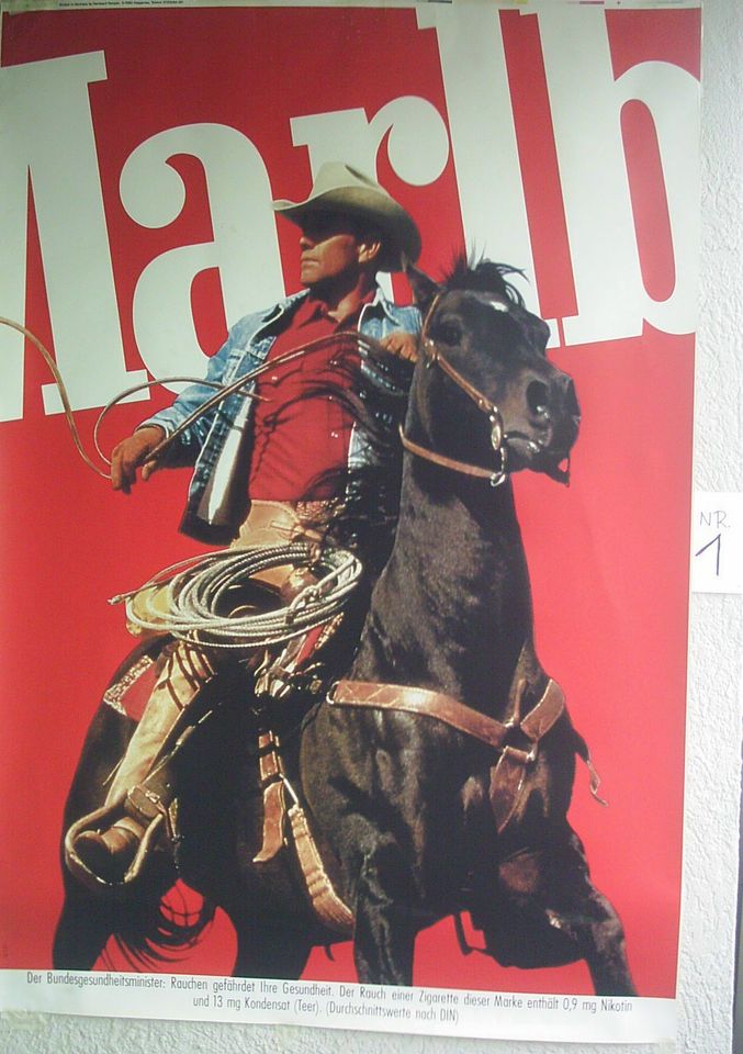 MARLBORO - REVAL - Zigaretten Werbeposter 118cm x 175cm in Neuburg a.d. Donau