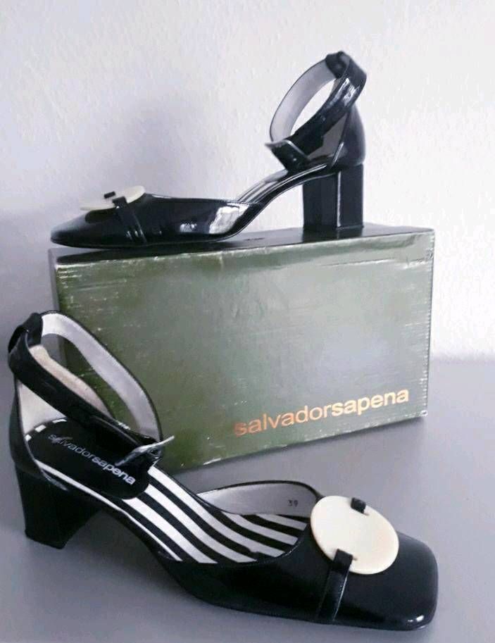 NP 115 € Gr. 39 SALVADOR SAPENA Pumps LACKLEDER Schuhe Sandalen in Neukirchen-Vluyn