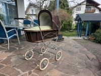 Vintage Retro Kinderwagen Kord mit Bambus und Metallgestell Baden-Württemberg - Kenzingen Vorschau