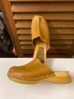 Esprit Holzclogs Leder beige Gr. 40 Nordrhein-Westfalen - Ennigerloh Vorschau