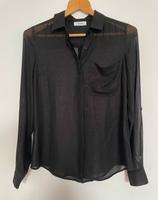 Schwarz goldene Glitzer Bluse C&A Yessica XS/34 Berlin - Neukölln Vorschau