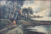 Gemälde Landschaft signiert A. Roels Bonn - Tannenbusch Vorschau