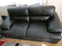 Sofa schwarz Leder Baden-Württemberg - Weil der Stadt Vorschau