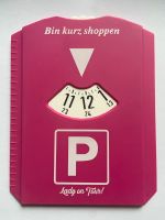 1,50€ Parkscheibe pink Scherzartikel Geschenk zum Führerschein Düsseldorf - Eller Vorschau