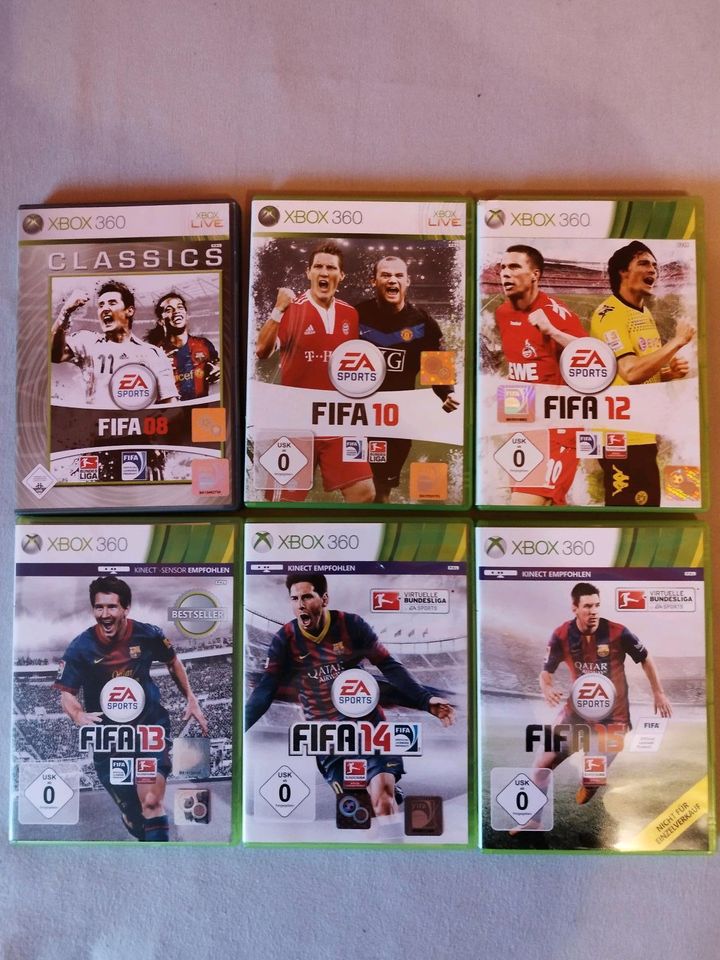 Diverse Xbox360 Spiele (FIFA, Formel 1, Forza, Need for Speed...) in Aurich