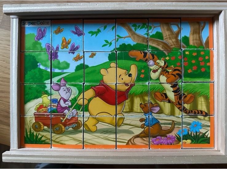 Würfelpuzzle Winnie Puh in Dermbach