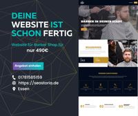 Barbershop Website - fertige Lösung zu günstigen Preisen Essen Essen - Essen-Stadtmitte Vorschau