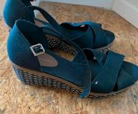 neu ❤️ Tommy Hilfiger Damen ❤️ Absatz Sandalen blau ❤️ 42 Rheinland-Pfalz - Altenkirchen Vorschau