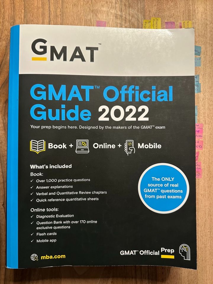 GMAT Official Guide 2022 Book+Online+Mobile gebraucht in Rehlingen-Siersburg