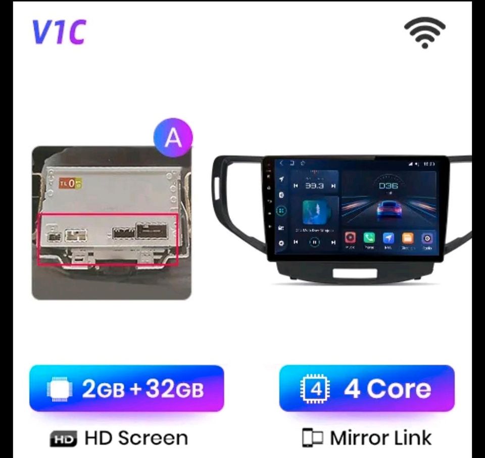 Android Auto Radio für Honda Accord 8 2008-2012 in Burghausen