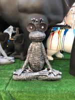 XL Deko Figur Frosch mit Krone in Altsilber Inn-Outdoor Skulptur Bremen - Neustadt Vorschau