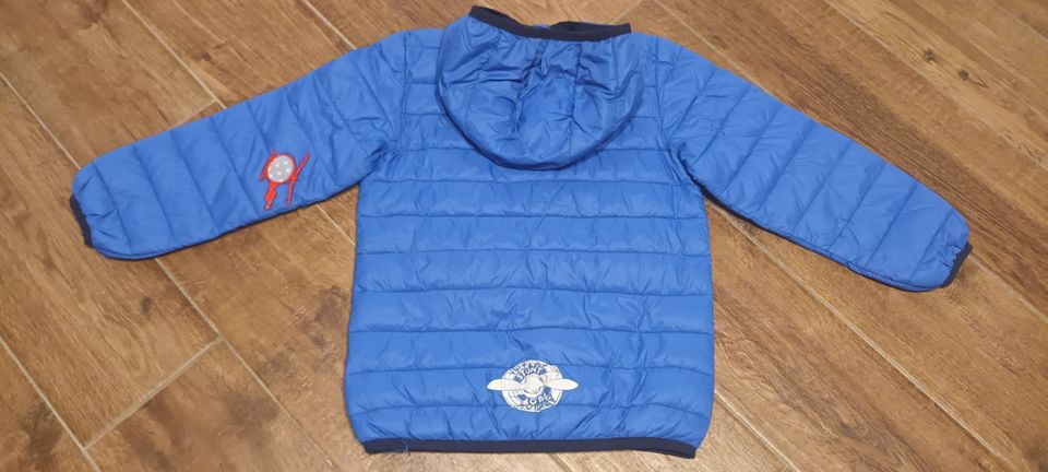 Leichte Steppjacke Wattejacke blau Gr. 110 in Schwerin