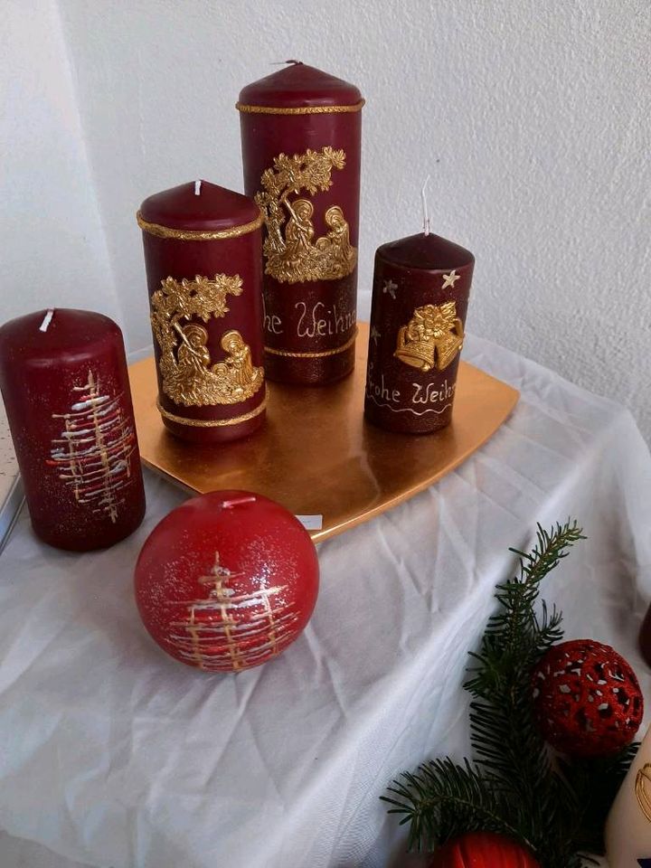 Sonderangebot Weihnachten Advent Geschenk Kerzen Weihnachtskerzen in Reichertsheim