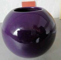 ♥ Blumenvase, Vase, lila, Aubergine, rund Baden-Württemberg - Winterbach Vorschau