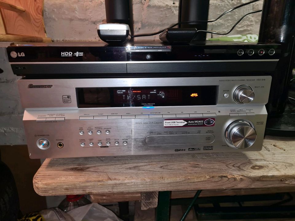 Pioneer receiver VSX-916 LG DVD HARD DISC recorder in Hamburg