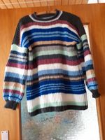 Pullover bunt Wolle handgestrickt Streifen Baden-Württemberg - Sonnenbühl Vorschau