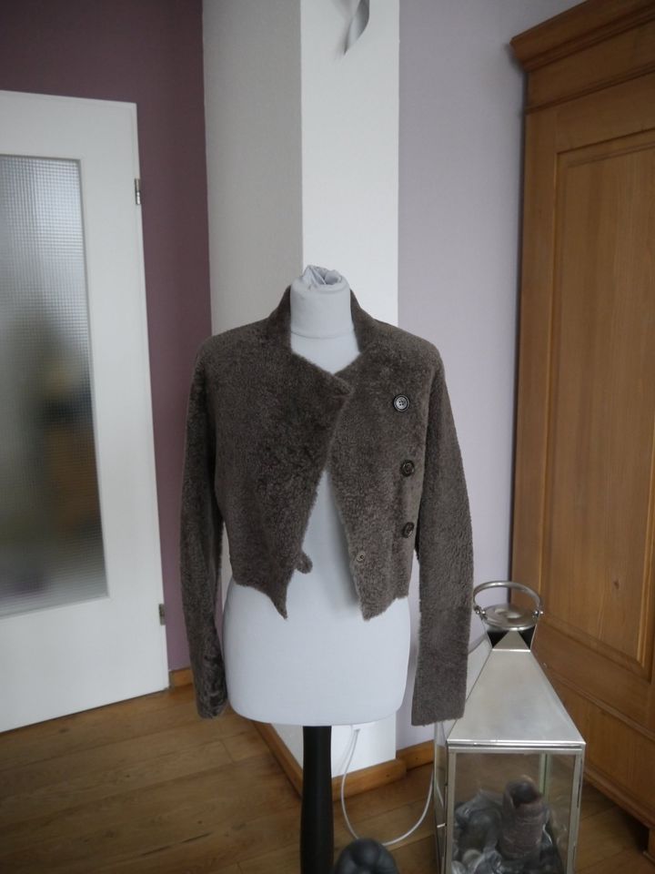 Brunello Cucinelli, dünne Lammfelljacke, Braun ca.36/38 Wie Neu in Wuppertal