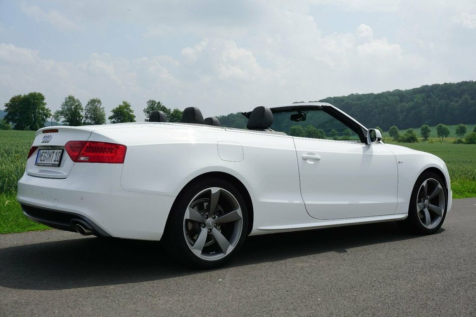 AUDI A5 Cabrio 3.0 TDI DPF 6 Zylinder multitronic 3x S-Line Leder in Gudensberg