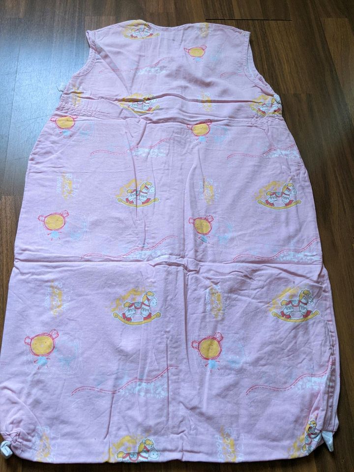 Baby Schlafsack 86, 90 cm warm Winter Elefant weiß rosa gelb Somm in Witten