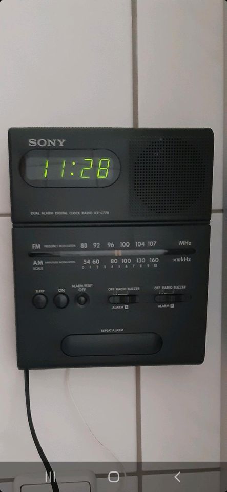 Sony Radiowecker in Salzgitter