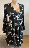 HALLHUBER LANGARM KLEID S 36 Blumen floral dunkelgrün y2k Retro Baden-Württemberg - Aichtal Vorschau