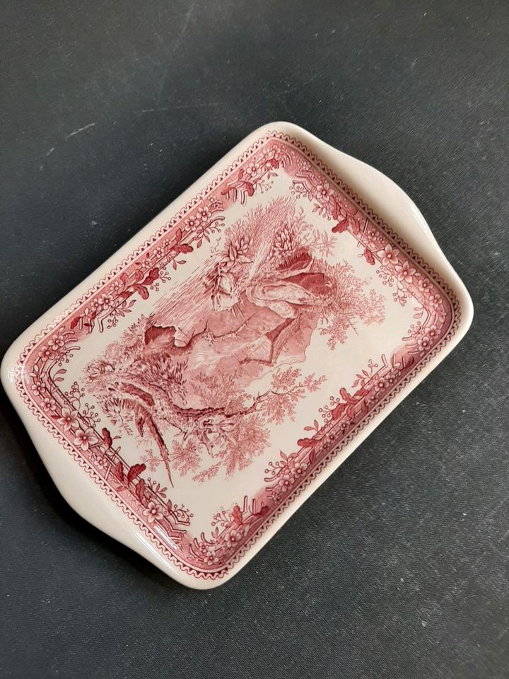 VILLEROY BOCH V&B Burgenland rot Butterplatte  20x13cm in Köln