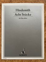 Paul Hindemith: Acht Stücke für Flöte allein - Querflöten-Noten Baden-Württemberg - Untermünkheim Vorschau