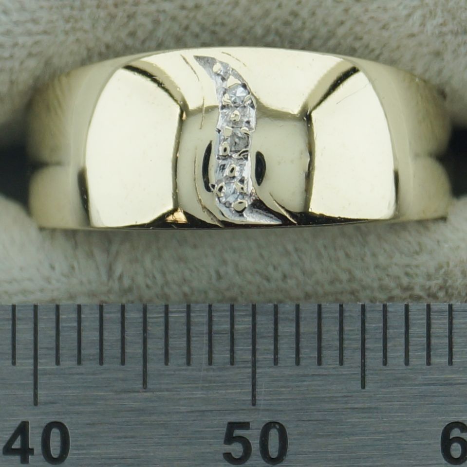 Ring Gold 585 mit Diamanten, Diamantring, Goldring in Friedelsheim