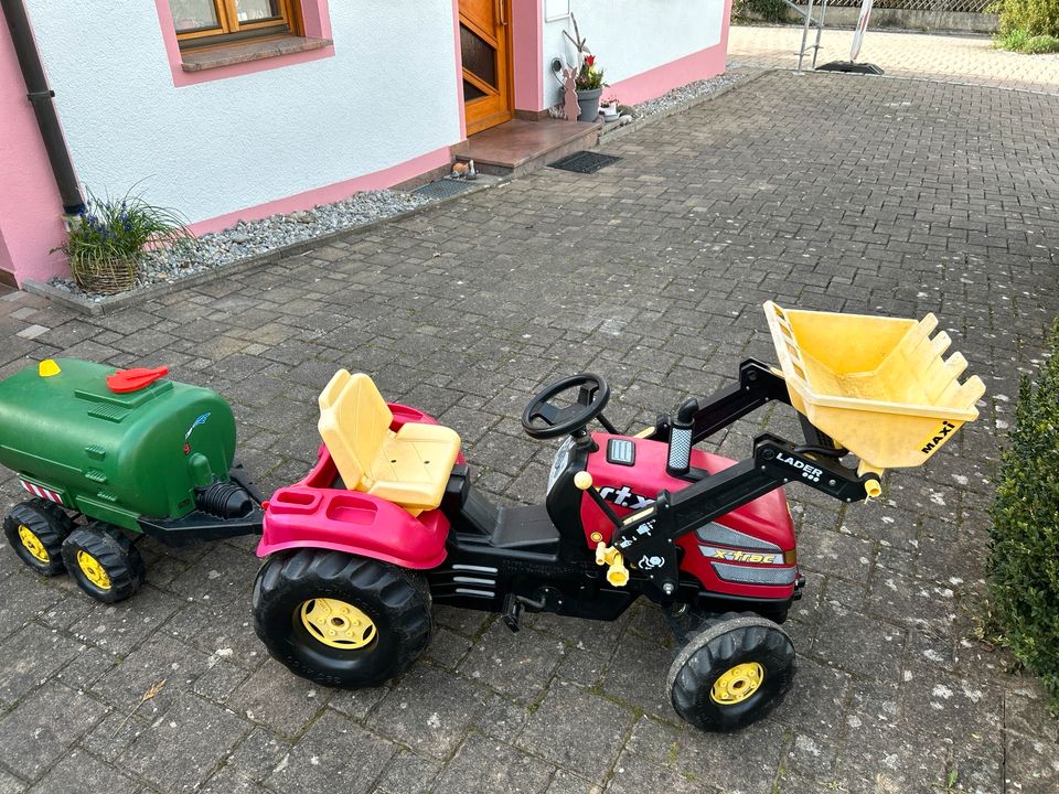 Rolly Toys x-Trac mit Frontlader und Güllefass in Bad Buchau
