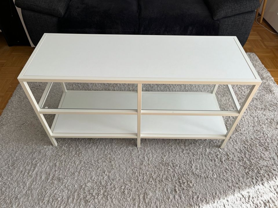 Regal Kommode TV Board Sideboard aus Metall / Glas in München