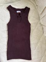 Top 40 Trägershirt Shirt Strick Pulli Rippen braun heine 2,50 € Sachsen-Anhalt - Magdeburg Vorschau