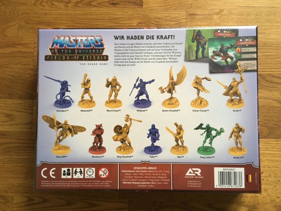 Masters of the Universe Fields of Eternia, inkl. Stretchgoals in Lahnstein