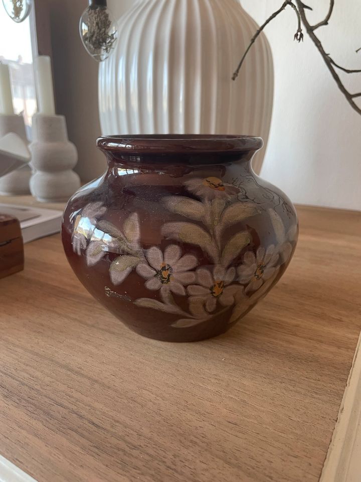 Vase Vintage Blumen mid in Darmstadt