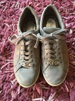 Michael Kors Sneakers grau Leder Gr.38 Damen Bayern - Schwarzenbruck Vorschau