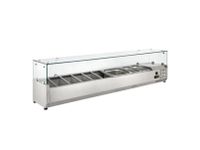 Kühlaufsatzvitrine 150x33,5 GN 1/4 Glasaufsatz Kühlaufsatz Pizza Essen - Essen-Kray Vorschau