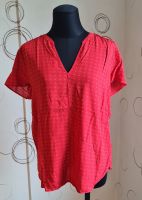 ESPRIT – Damen Tunika/Printbluse – ROT mit Punkt-Raster-Muster Leipzig - Connewitz Vorschau