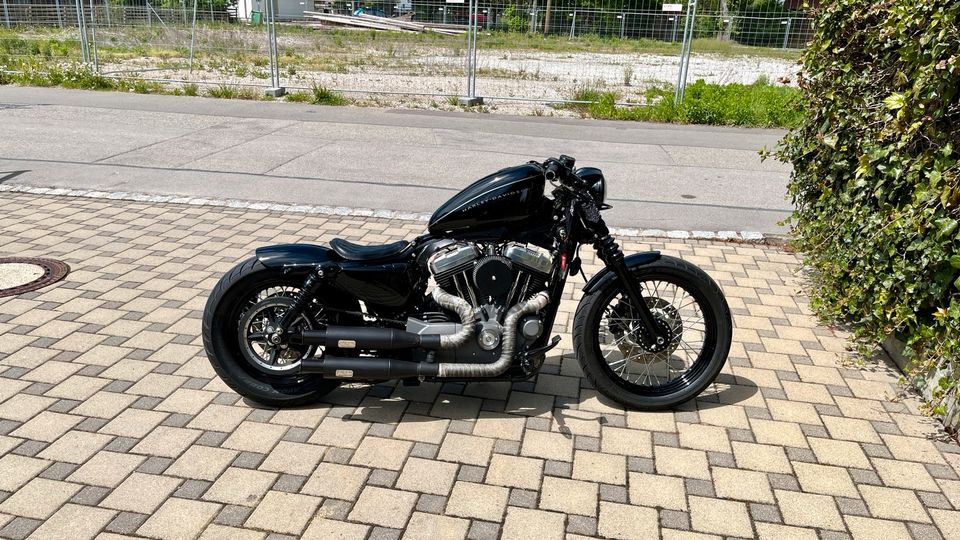 # Harley Davidson Sportster XL1200N Nightster Bobber CafeRacer # in Tussenhausen