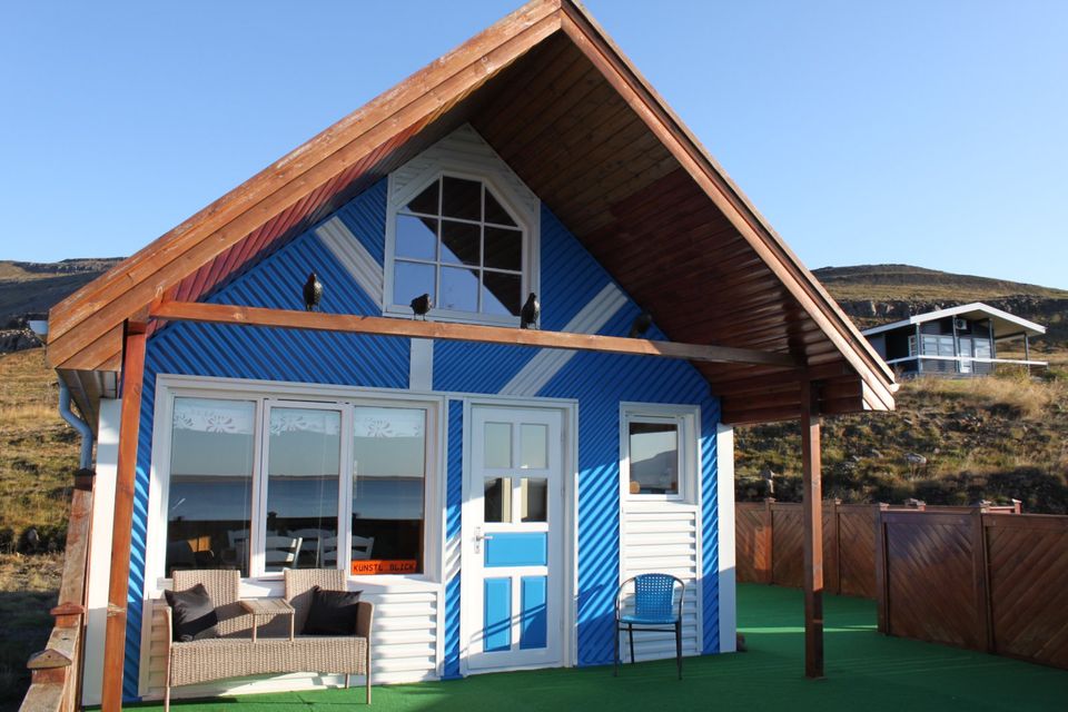 Ferienhaus in ISLAND am Fjord mit HOT POT! Preis / Nacht AB 120 € in Stromberg