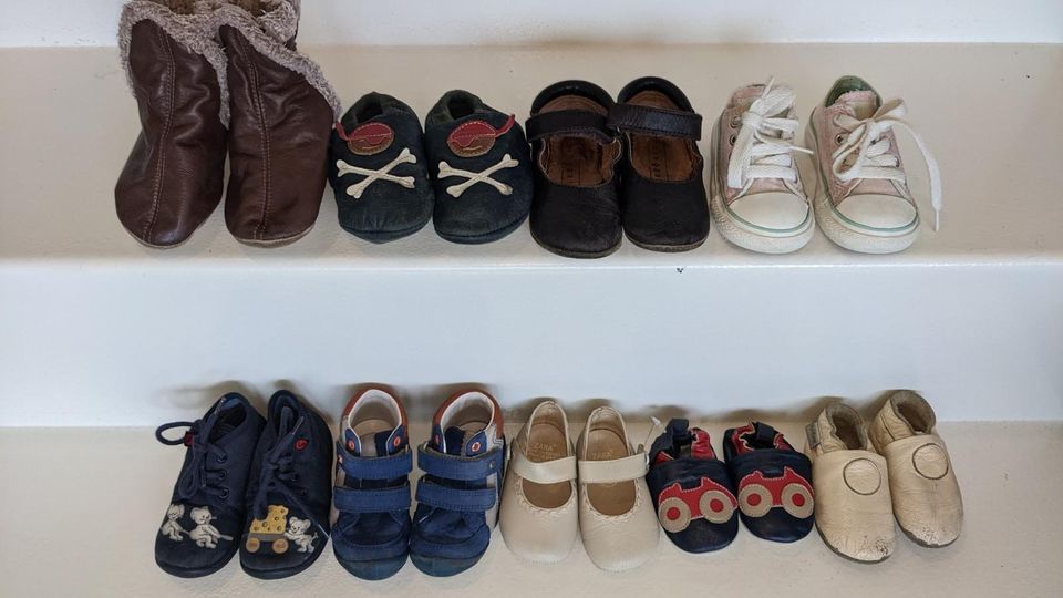 Krabbelschuhe, Babyschuhe, Gr. 16, 17, 18, 19, 20, Maximo Leder in Friedberg