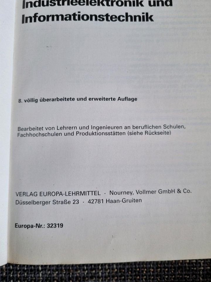 Fachkunde Industrieelektronik und Informationstechnik in Gundelfingen