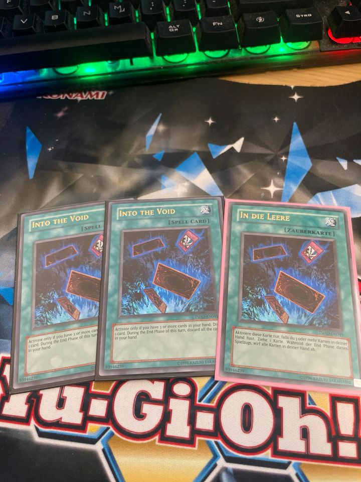 YuGiOh - into the void TSHD playset in Würzburg