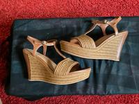 UGG Sandalette Wedges 41 Plateau Keilabsatz Flechtwerk Baden-Württemberg - Ulm Vorschau
