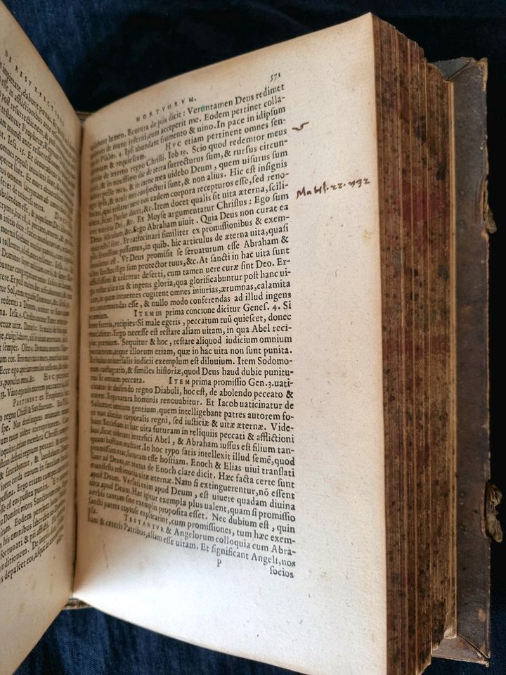 Philipp Melanchthon 1564, antikes Buch, Corpus Doctrinae Christin in Nürnberg (Mittelfr)