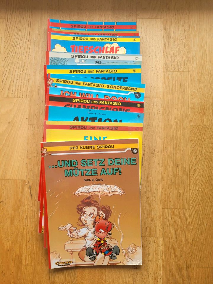 44 Comic, Sammlung Spirou & Fantasio, sowie 3 Bände Marsupilami in Marklkofen