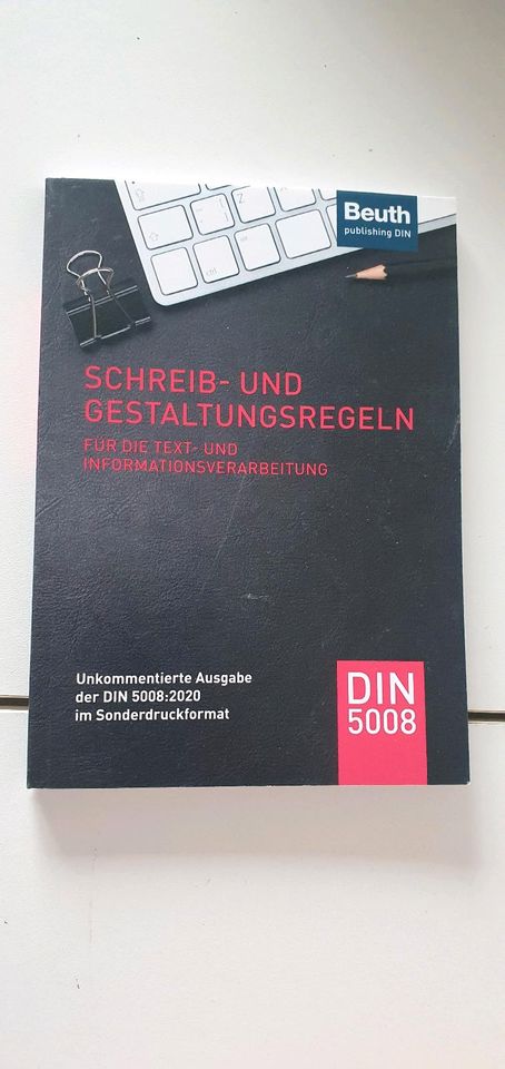 Schreib- und Gestaltungsregeln DIN 5008 in Berlin