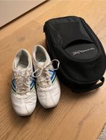 Golfschuhe NIKE, Gr. 40,5, weiß, blau/grüne Streifen, Tasche Kreis Pinneberg - Pinneberg Vorschau