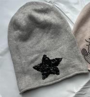 Mütze, Beanie, Codello, Stern, grau, schwarz Königs Wusterhausen - Senzig Vorschau